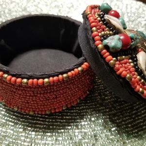 Handmade jewelry box.